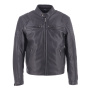 Cazadora moto Helstons Missile Cuero Negro