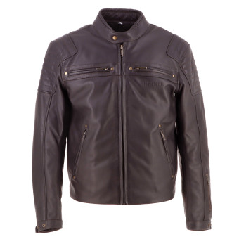 Cazadora moto Helstons Missile Piel Marr�n