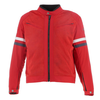 Cazadora moto Helstons Monaco Air Mesh Red