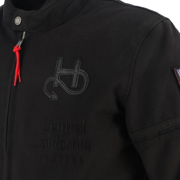 Helstons Nashville Canvas Negro