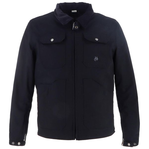 Cazadora moto Helstons Oregon Coton Canvas Negro