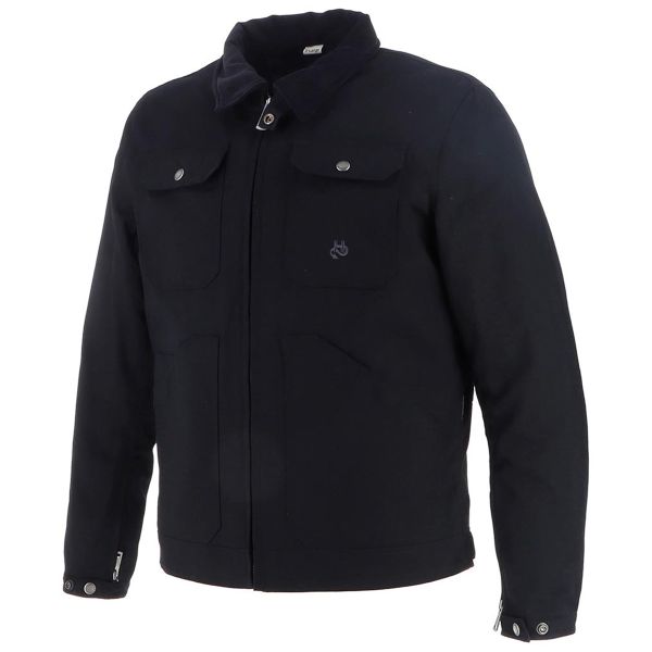 Helstons Oregon Coton Canvas Negro