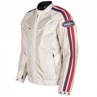 Cazadora moto Helstons Pace Air Silver
