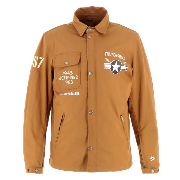 Cazadora moto Helstons Patriot Canvas Kraft