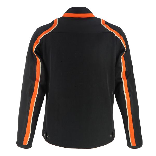 Helstons Phoenix Air Mesh Negro Naranja Beige