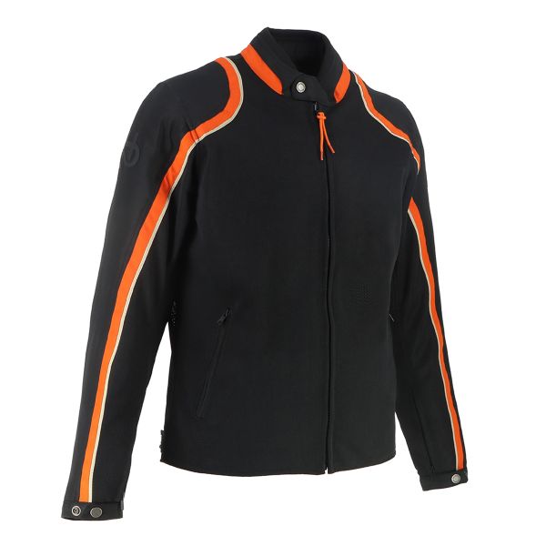 Helstons Phoenix Air Mesh Negro Naranja Beige