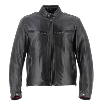 Cazadora moto Helstons Primo Leather Rag Black