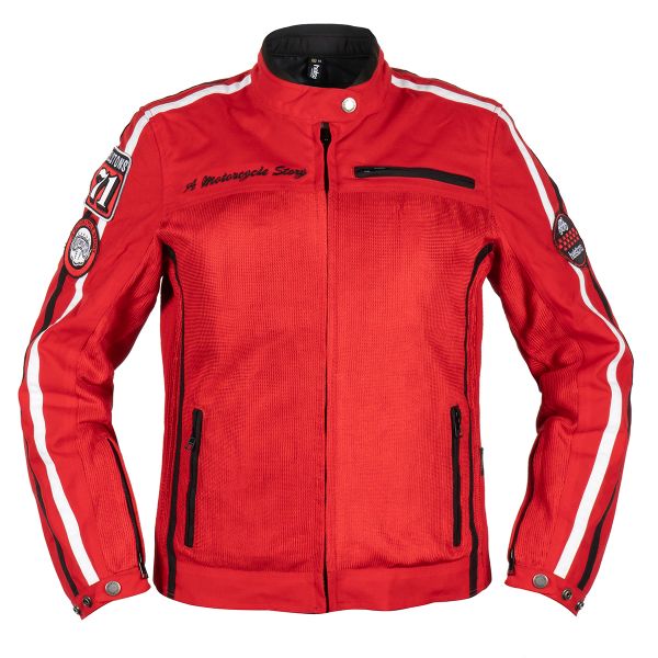 Cazadora moto Helstons Queen Mesh Lady Red Cazadora moto Helstons Queen Mesh Lady Red