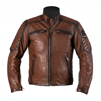 Cazadora moto Helstons Raft Rag Brown Bi-Tons