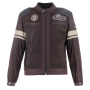 Cazadora moto Helstons Revolte Air Mesh Leather Brown