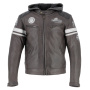 Cazadora moto Helstons Riposte Leather Buffalo Brown
