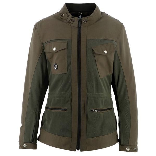 Cazadora moto Helstons Sahara Air Khaki