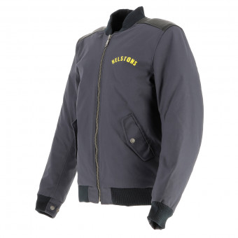 Cazadora moto Helstons Sparks Blue Yellow