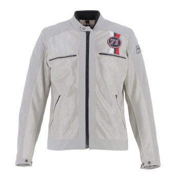 Cazadora moto Helstons Stinger Air Mesh Silver
