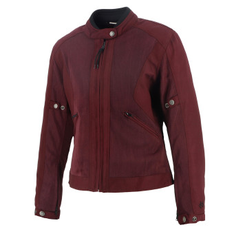 Helstons Stoner Evo Air Girl Malla Burdeos