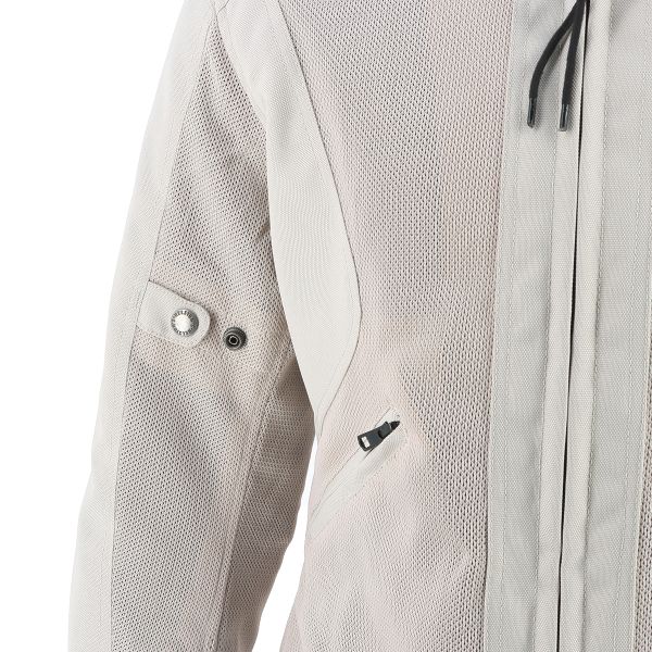 Helstons Stoner Evo Air Girl Mesh Plata