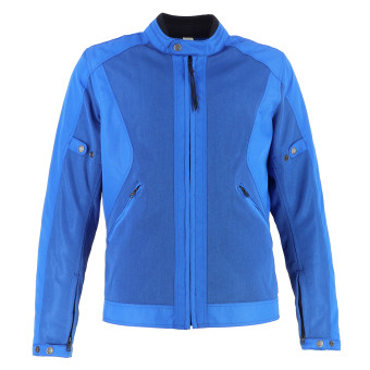 Cazadora moto Helstons Stoner Evo Air Hombre Malla Azul