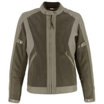 Cazadora moto Helstons Stoner Evo Air Hombre Malla Caqui