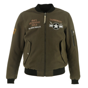 Cazadora moto Helstons Lona Tigre Caqui