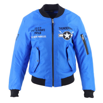 Cazadora moto Helstons Tigresa Azul Tcnico