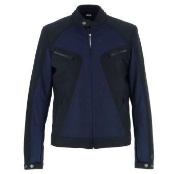 Cazadora moto Helstons Turbo Air Mesh Negro Azul
