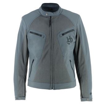 Cazadora moto Helstons Turbo Air Mesh Gris