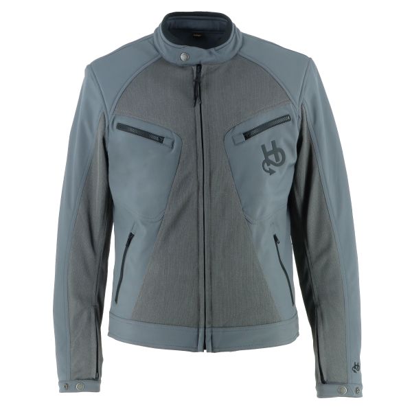 Cazadora moto Helstons Turbo Air Mesh Gris