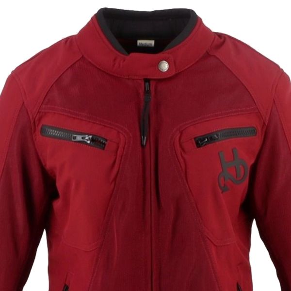 Helstons Turbo Girl Air Mesh Borgoña