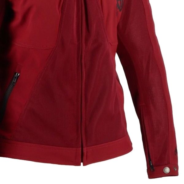 Helstons Turbo Girl Air Mesh Borgoña