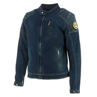 Cazadora moto Helstons Urban Blue Dirty