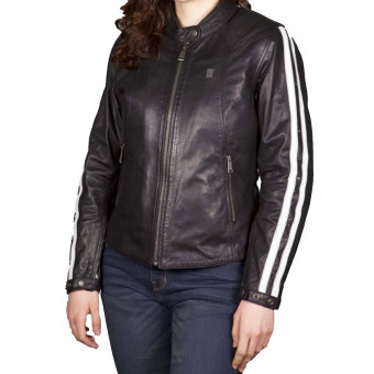 Cazadora moto Helstons Victoria Leather Black