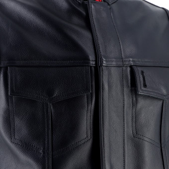 Helstons West Leather Negro