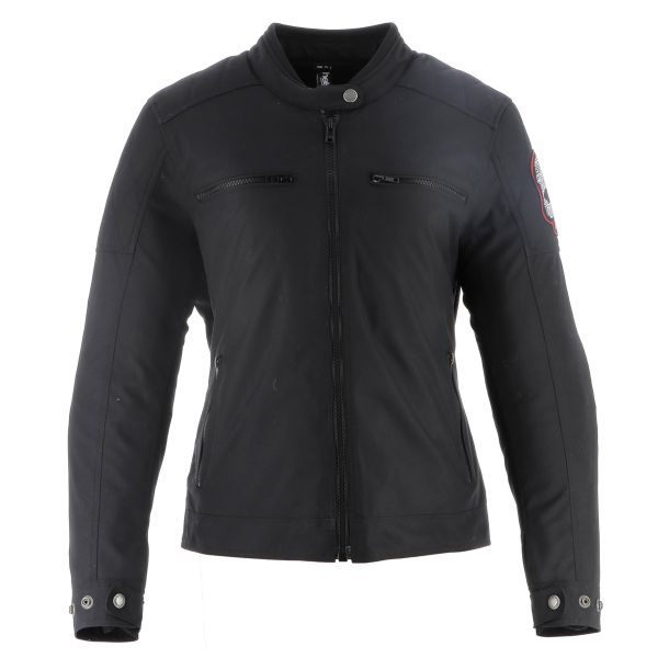 Cazadora moto Helstons Widow Black