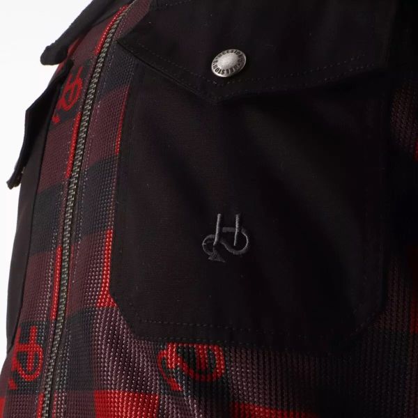 Helstons Wood Air Black Red