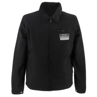 Cazadora moto Helstons Trabajador Coton Negro