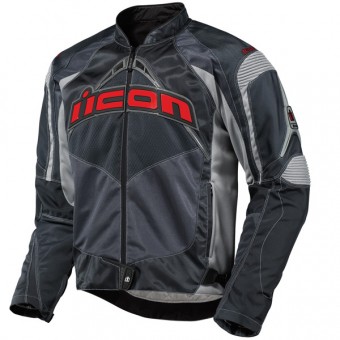 Cazadora moto ICON Contra Slate