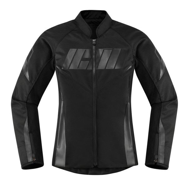 Cazadora moto ICON Hooligan CE Woman Black