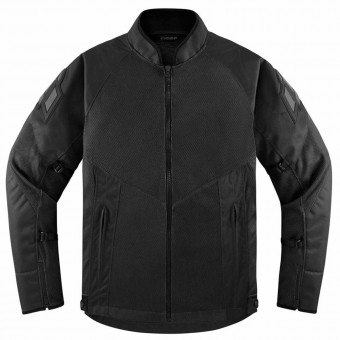Cazadora moto ICON Mesh AF Black Black