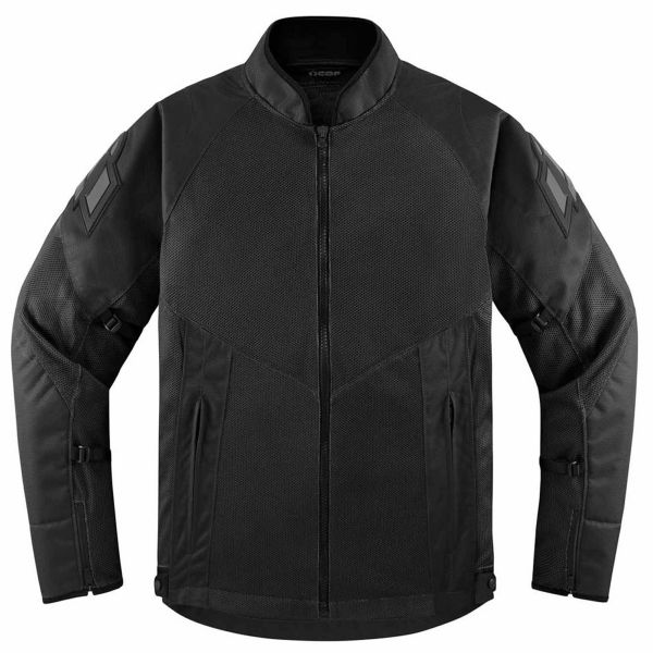 Cazadora moto ICON Mesh AF Black Black Cazadora moto ICON Mesh AF Black Black
