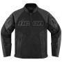 Cazadora moto ICON Mesh AF Leather Black