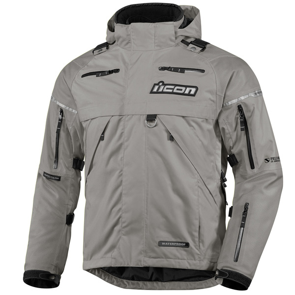 Chaquetas moto ICON Patrol Grey