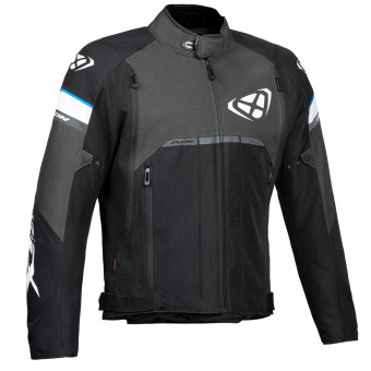 Cazadora moto Ixon Allroad Black Anthracite Blue