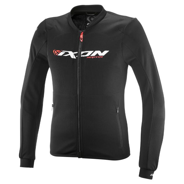 Cazadora moto Ixon Arma Negro Blanco Rojo Brillante