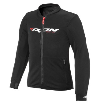 Cazadora moto Ixon Arma Kid Negro Blanco Rojo Brillante