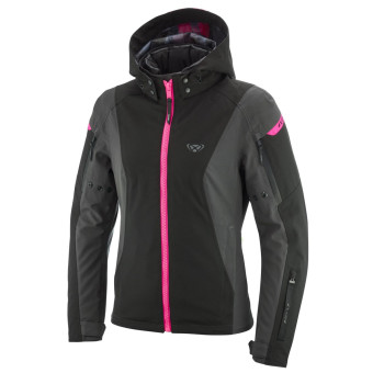 Cazadora moto Ixon Burning Lady Antracita Negro Rosa Cazadora moto Ixon Burning Lady Antracita Negro Rosa