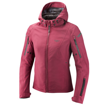 Cazadora moto Ixon Burning Lady Bordeaux