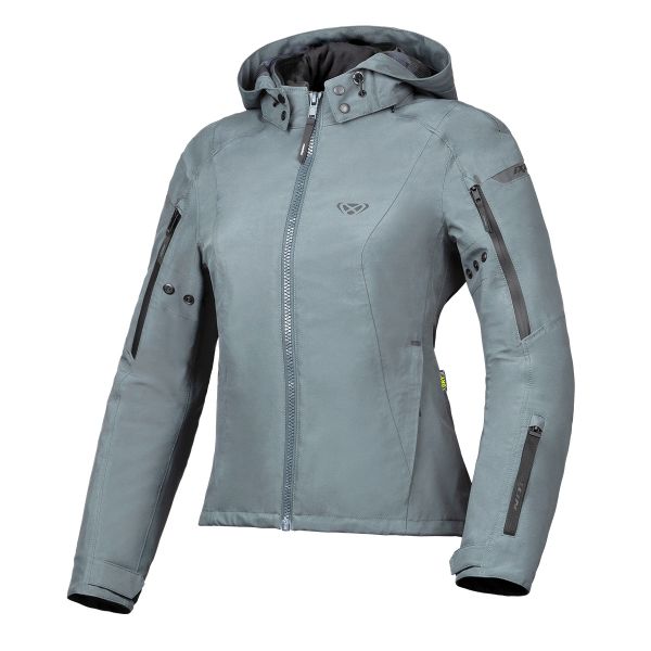 Cazadora moto Ixon Burning Lady Tactic Green