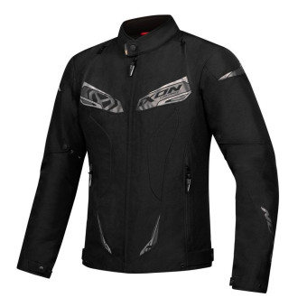 Cazadora moto Ixon Caliber Black White