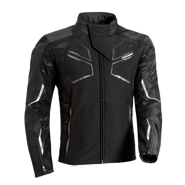 Cazadora moto Ixon Cell Black Anthracite White Cazadora moto Ixon Cell Black Anthracite White