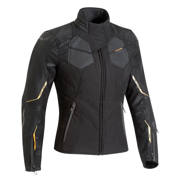 Cazadora moto Ixon Cell Lady Black Gold Cazadora moto Ixon Cell Lady Black Gold